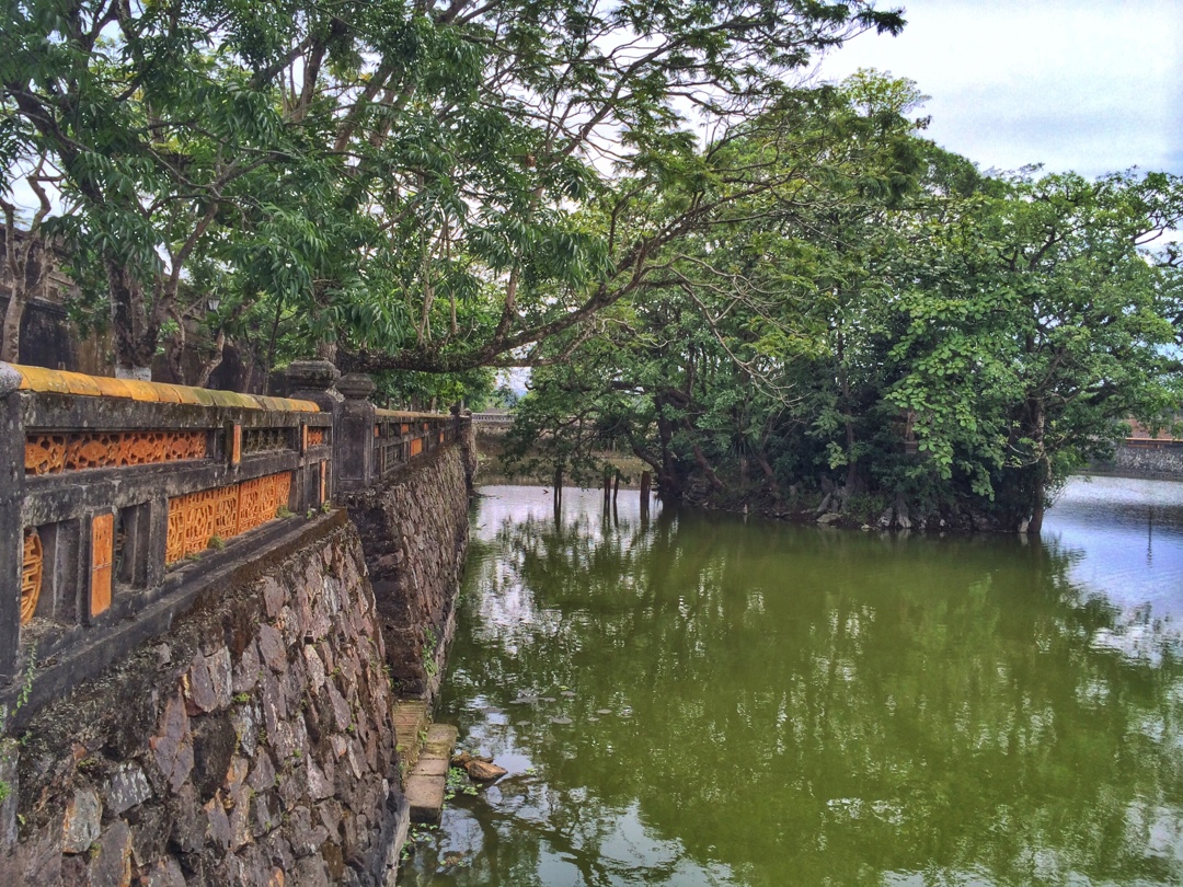 River along imperial citadel hue